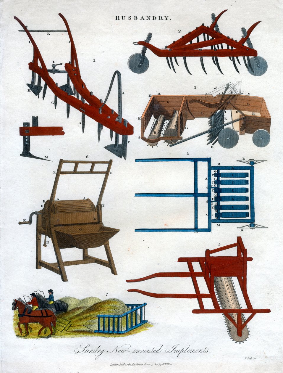 Sundry New-invented Implements", 1810年。 作者 J通