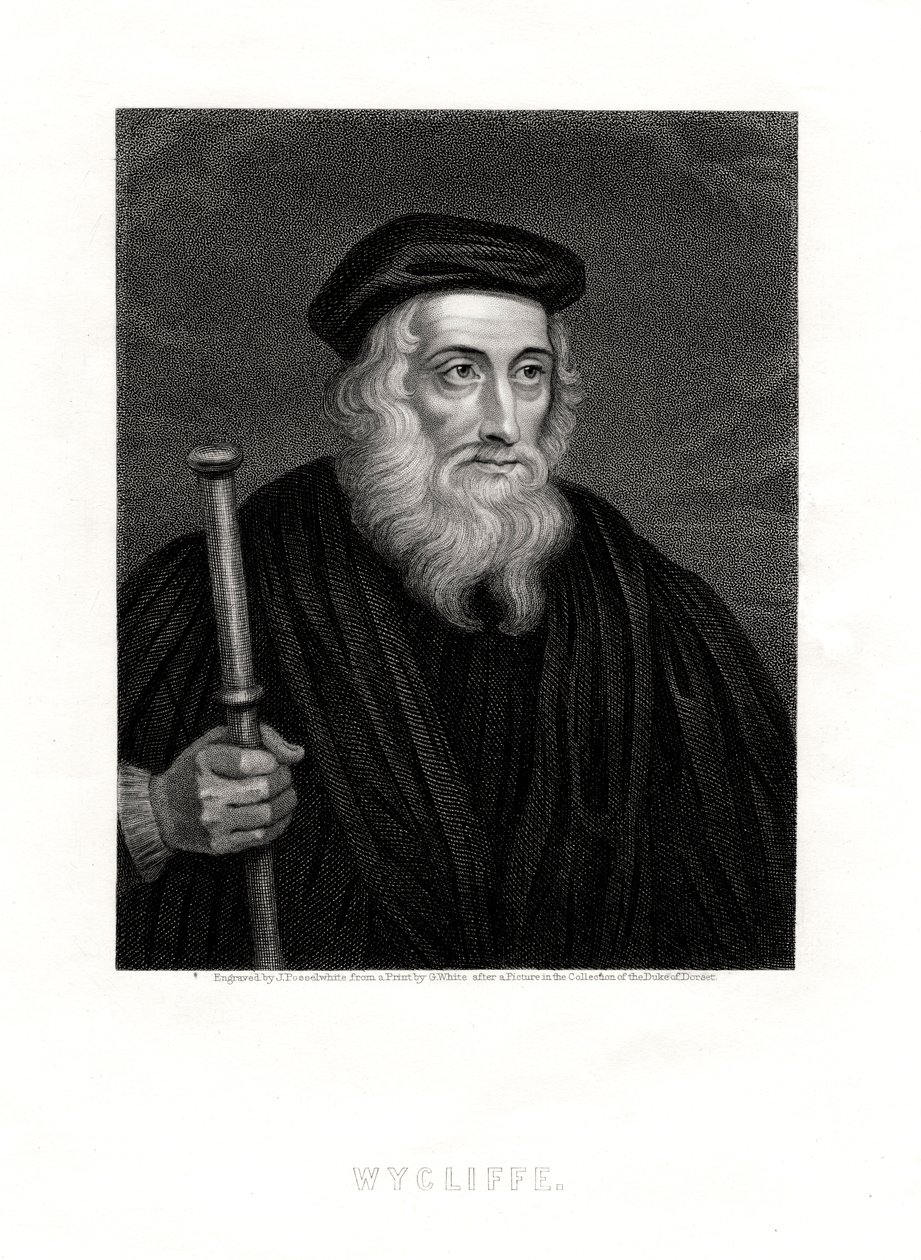 约翰·威克里夫（John Wycliffe），英国神学家，十九世纪 作者 波斯·怀特