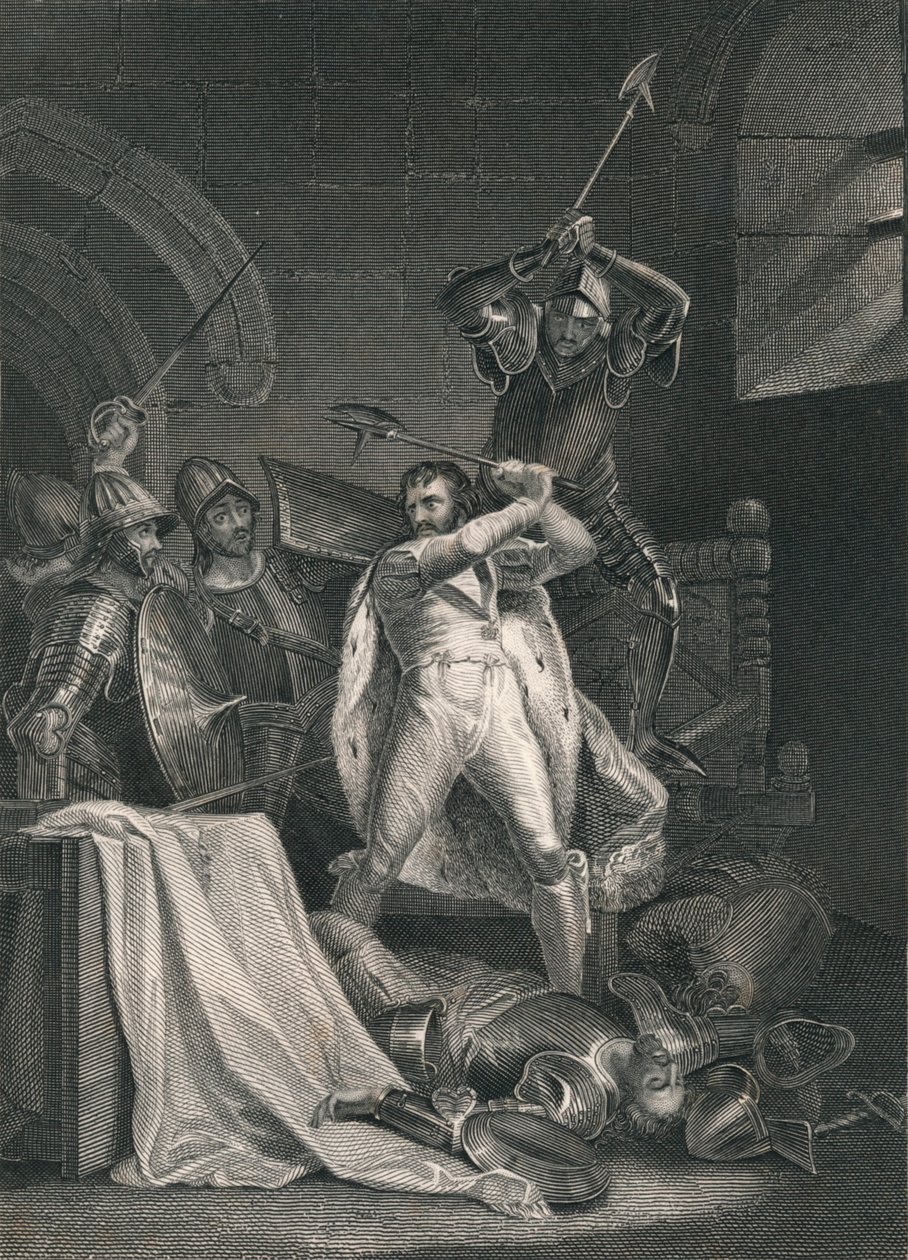 理查德二世（Richard II）逝世，1400年，十九世纪中叶。 作者 罗杰斯