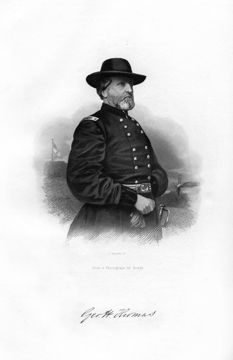 乔治·亨利·托马斯（George Henry Thomas），联盟总书记，1862-1867年。 作者 罗杰斯