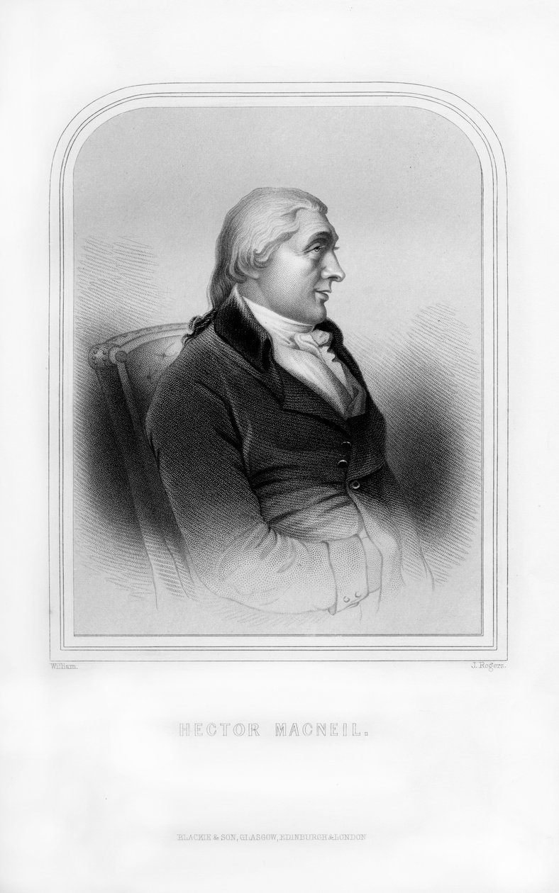 赫克特·麦克尼尔（Hector MacNeil），苏格兰诗人和作家，1870年 作者 罗杰斯