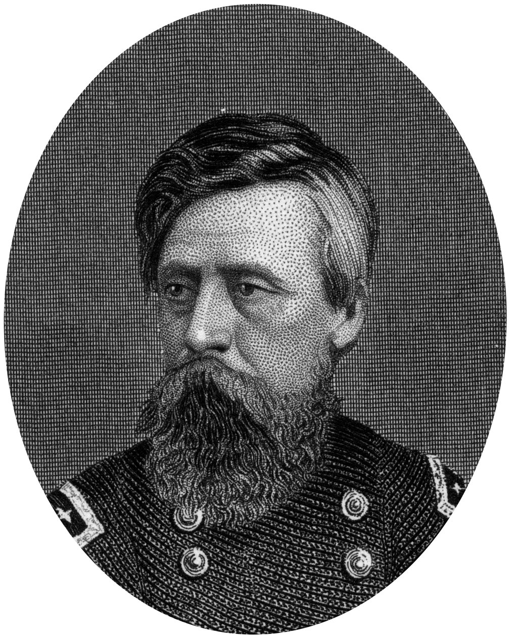 杰斐逊·哥伦布·戴维斯（Jefferson Columbus Davis），联合将军，1862-1867年。 作者 罗杰斯