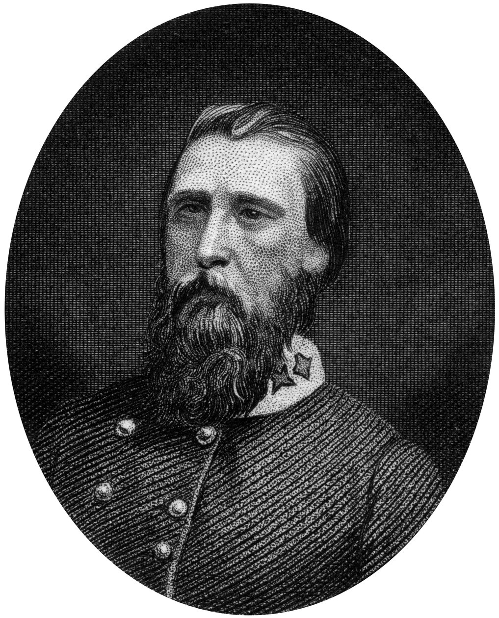 邦联将军约翰·贝尔·胡德（John Bell Hood），1862-1867年。 作者 罗杰斯
