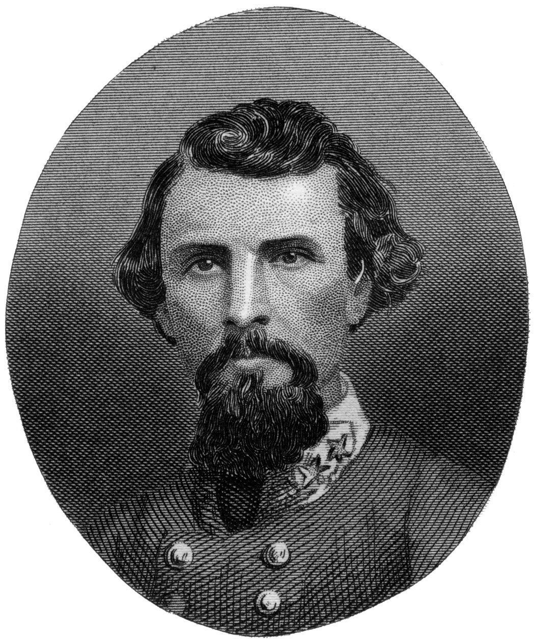 邦联将军纳丹·贝德福德·福雷斯特（Nathan Bedford Forrest），1862-1867年。 作者 罗杰斯