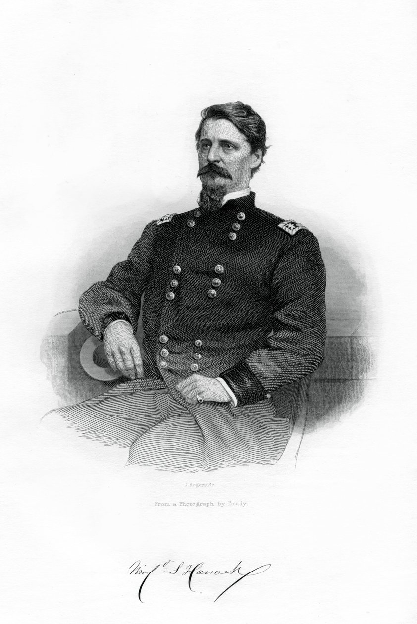 温菲尔德·斯科特·汉考克（Winfield Scott Hancock），联邦将军，1862-1867年。 作者 罗杰斯