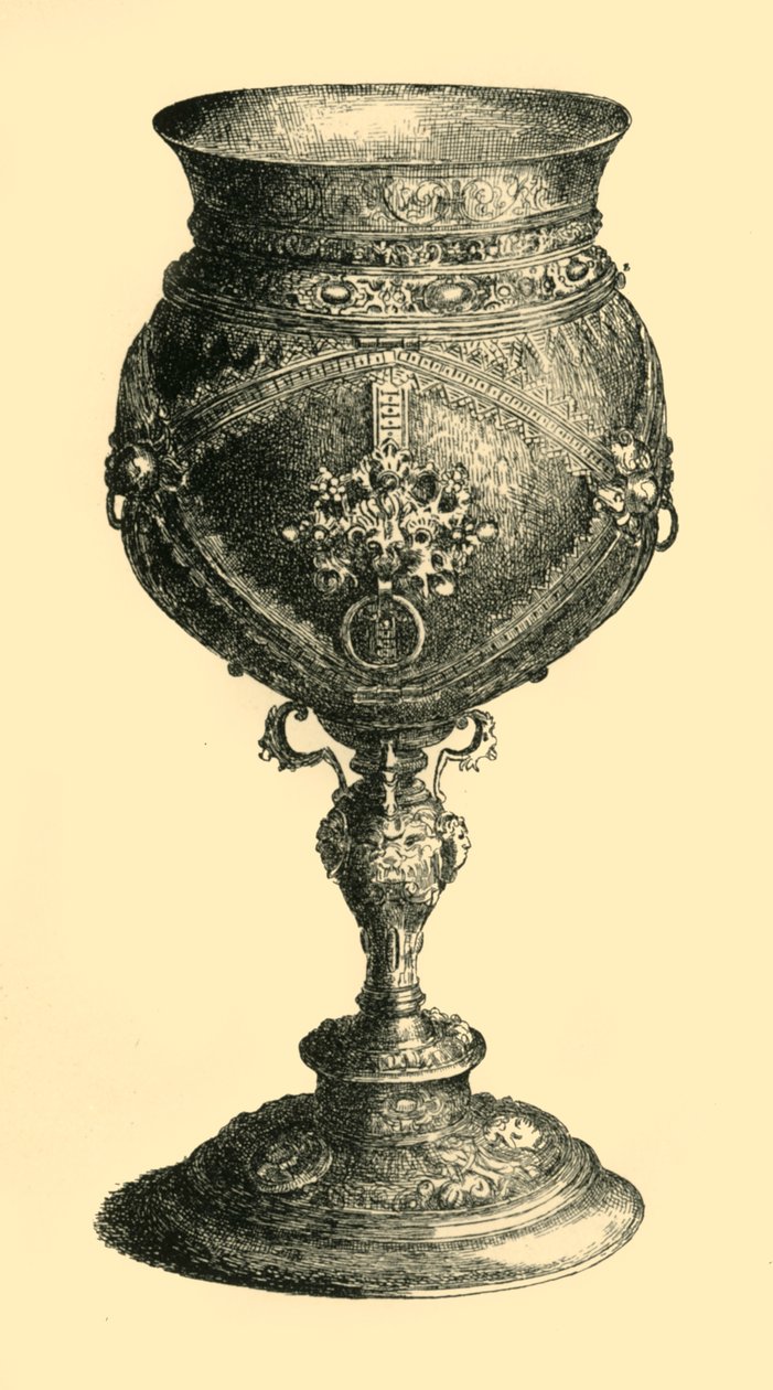 椰子杯，c1585，1881。 作者 JS Goepel