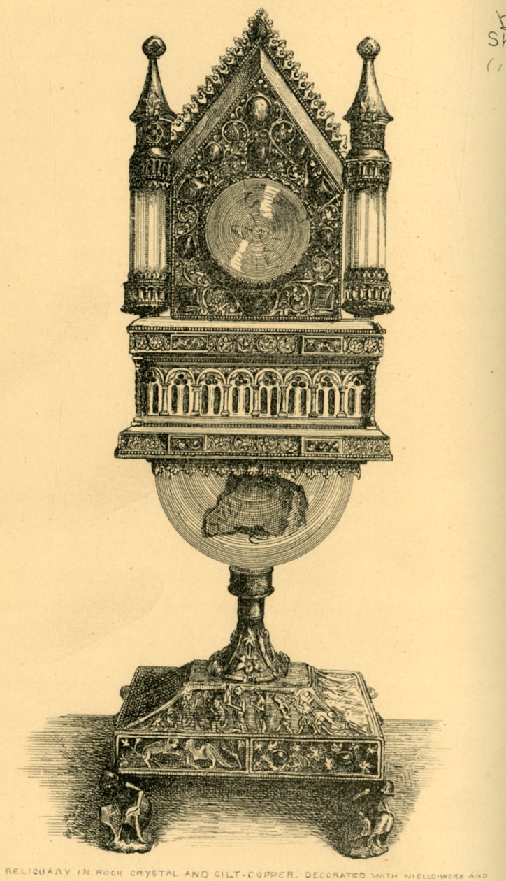 修道院（Reliquary），13世纪初，1881年。 作者 JS Goepel