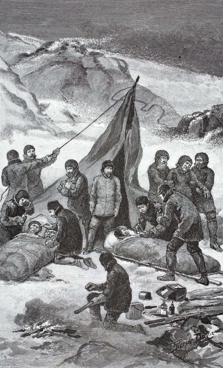 The Rescue，1884年6月23日，酒吧。伦敦1886年 作者 J.尖顶戴维斯