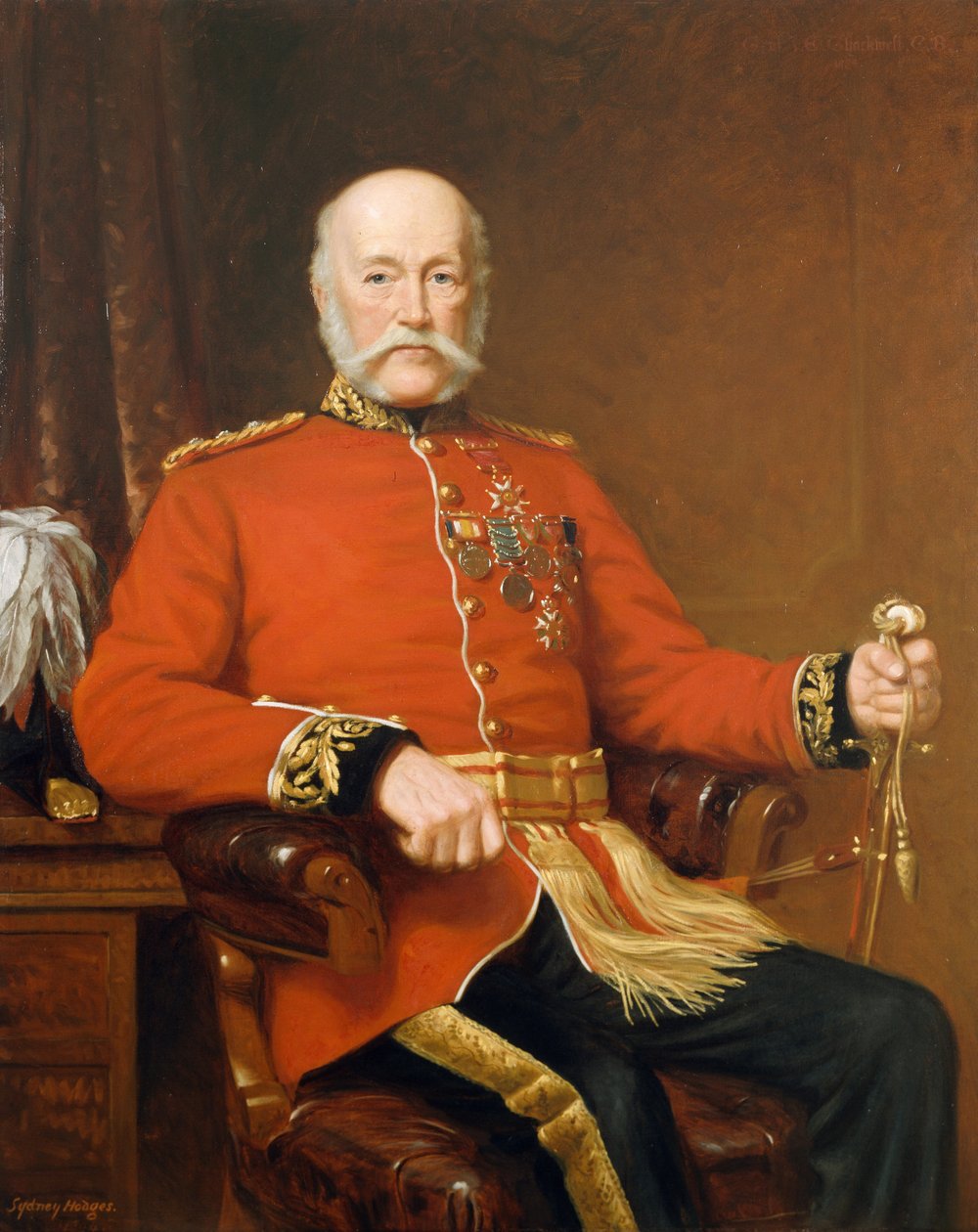 Joseph Edwin Thackwell将军（1813-1900）1894年 作者 J.悉尼·威利斯·霍奇斯