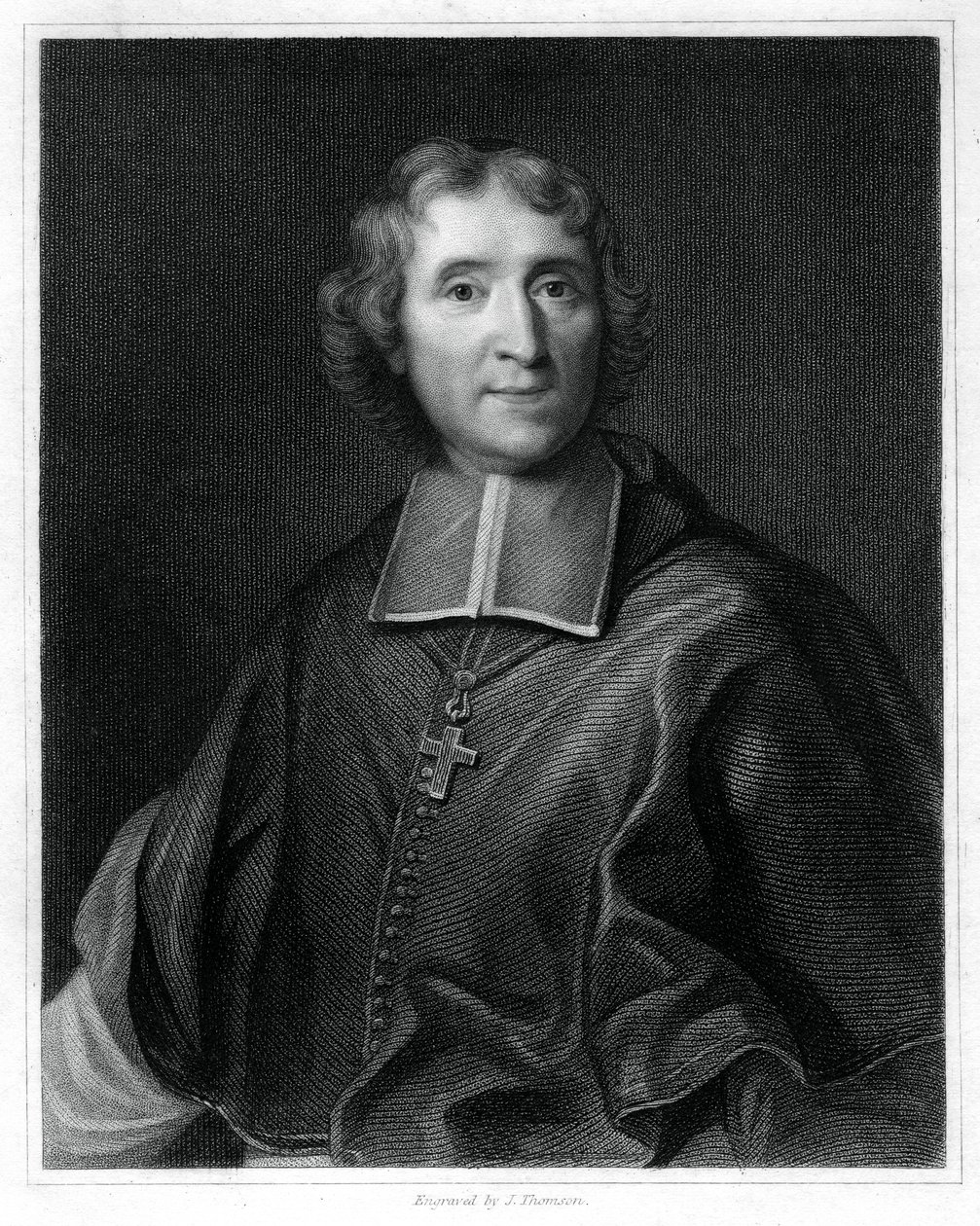 弗朗索瓦·芬内隆（Francois Fenelon），法国罗马天主教神学家，诗人和作家，1833年。 作者 汤姆森