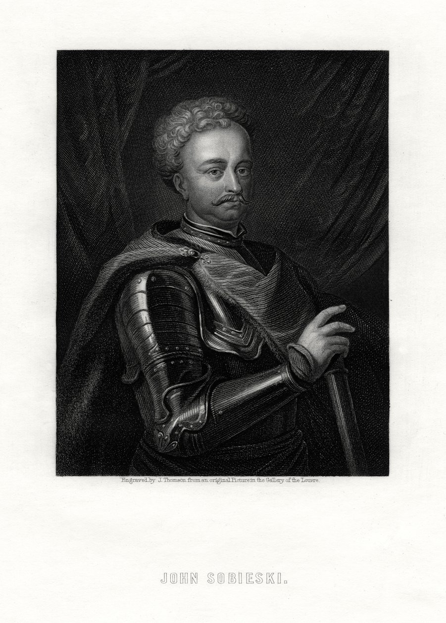 Jan III Sobieski，19世纪波兰立陶宛联邦君主 作者 汤姆森