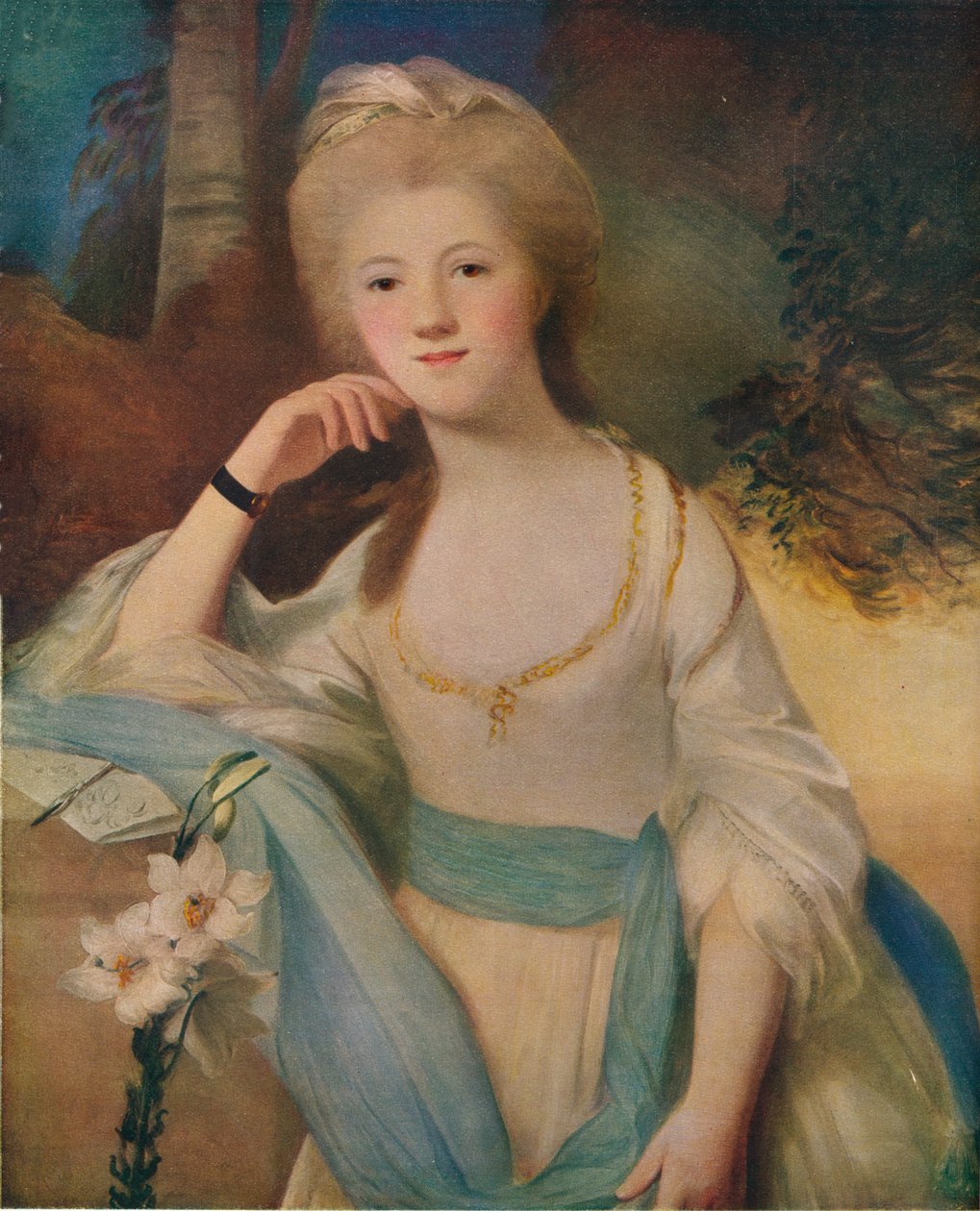 玛丽-哈特菲尔德"，约1828年，1920年。 作者 赖特