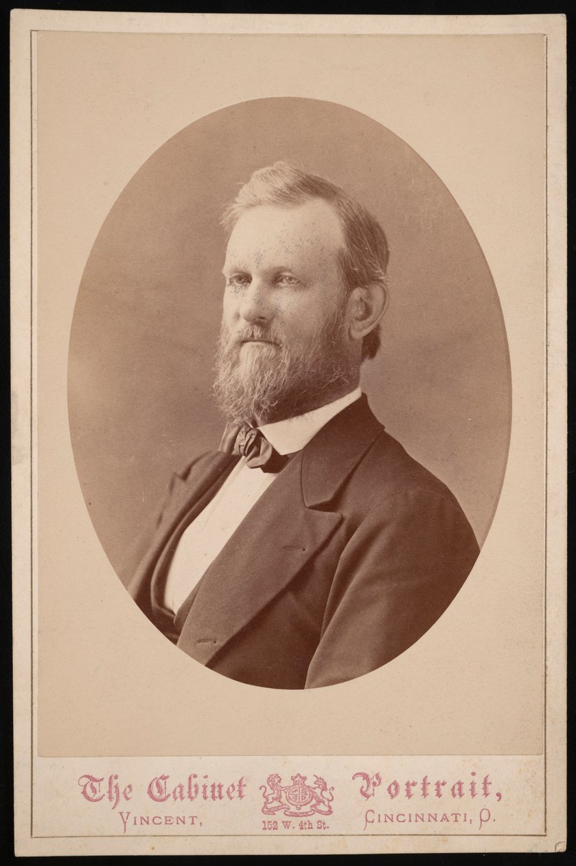J.H. White的肖像，1874年至1881年之间。 作者 J 和 W 文森特