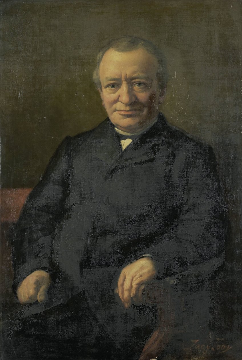 安东尼·杰拉杜斯·范德豪特 (1820-92) 作者 Jac van Looij（艺术家签名）