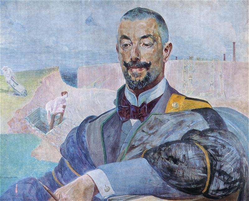 Erazm Baracz.nPolski的肖像：Erazm Baracz.n的肖像 作者 雅克·马尔切夫斯基（Jacek Malczewski）