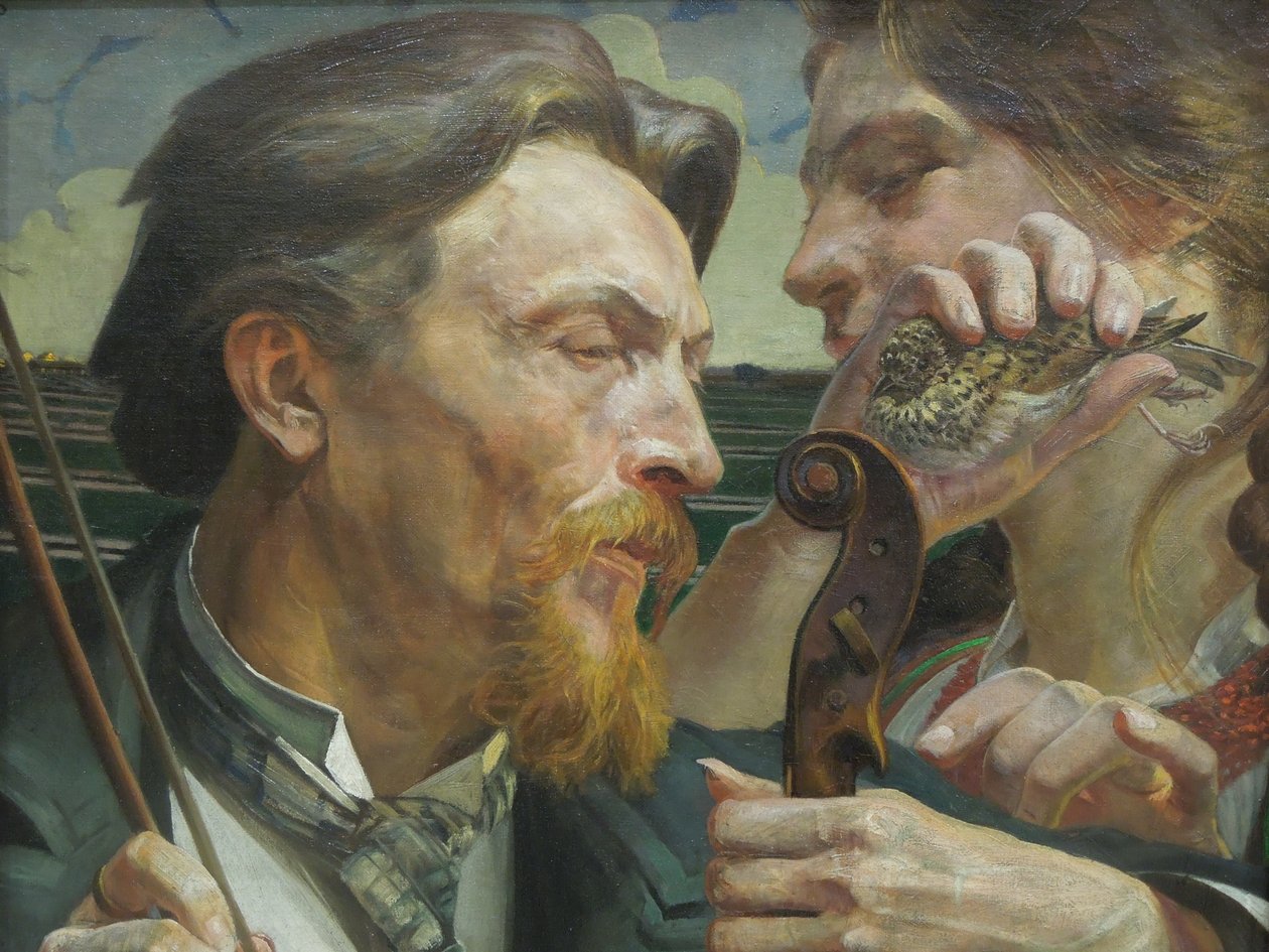 画家AntoniZembaczyński的肖像 作者 雅克·马尔切夫斯基（Jacek Malczewski）