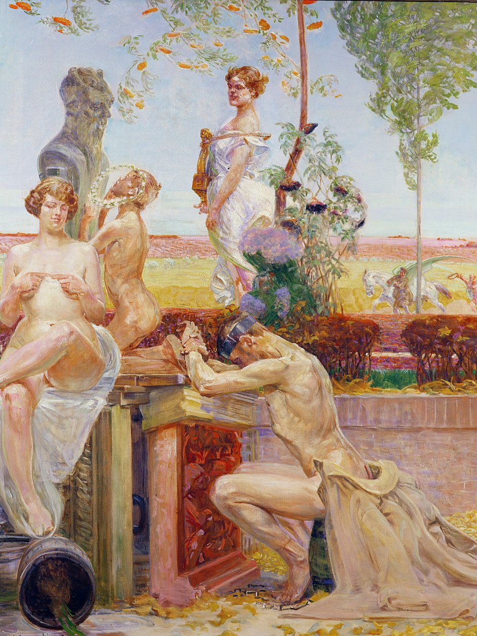 寓言人物，1913年 作者 雅克·马尔切夫斯基（Jacek Malczewski）
