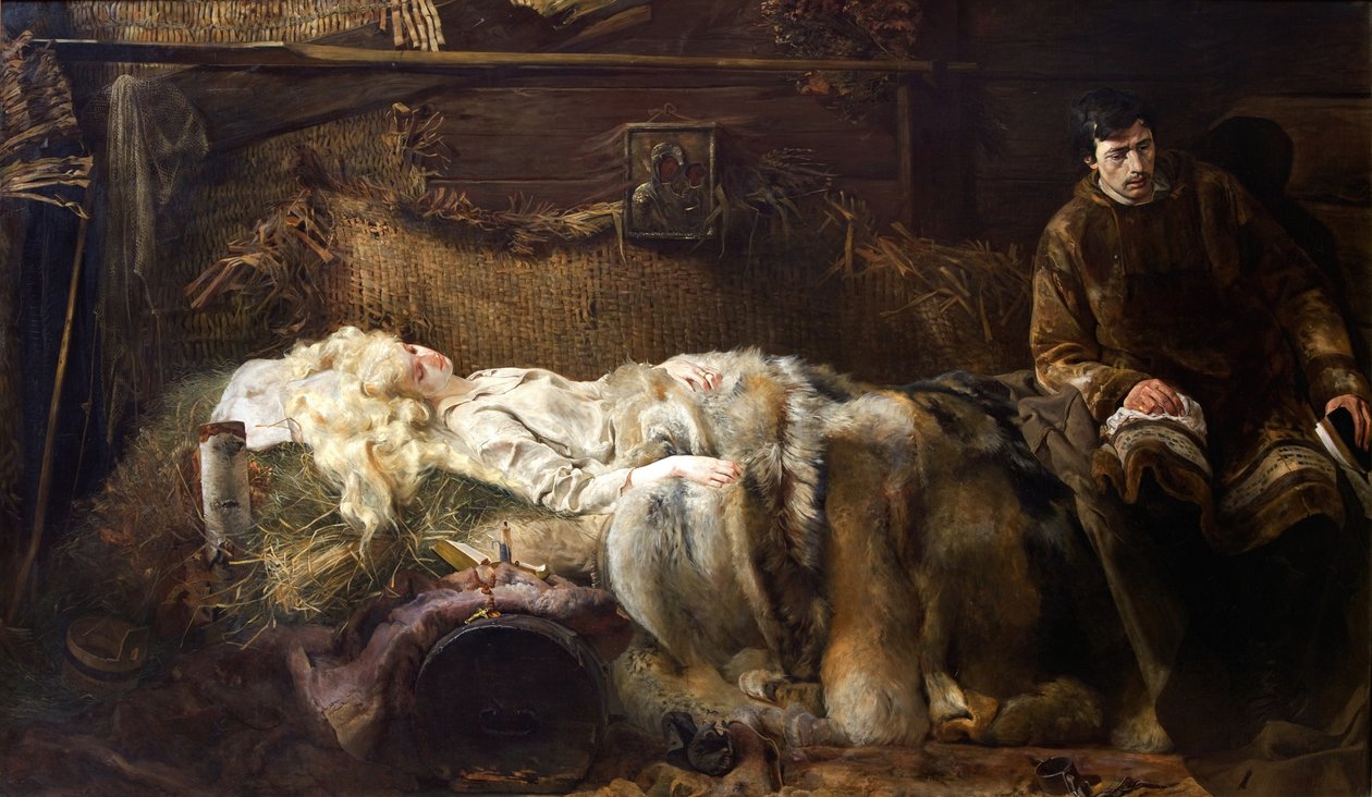 艾莲奈之死 作者 雅克·马尔切夫斯基（Jacek Malczewski）