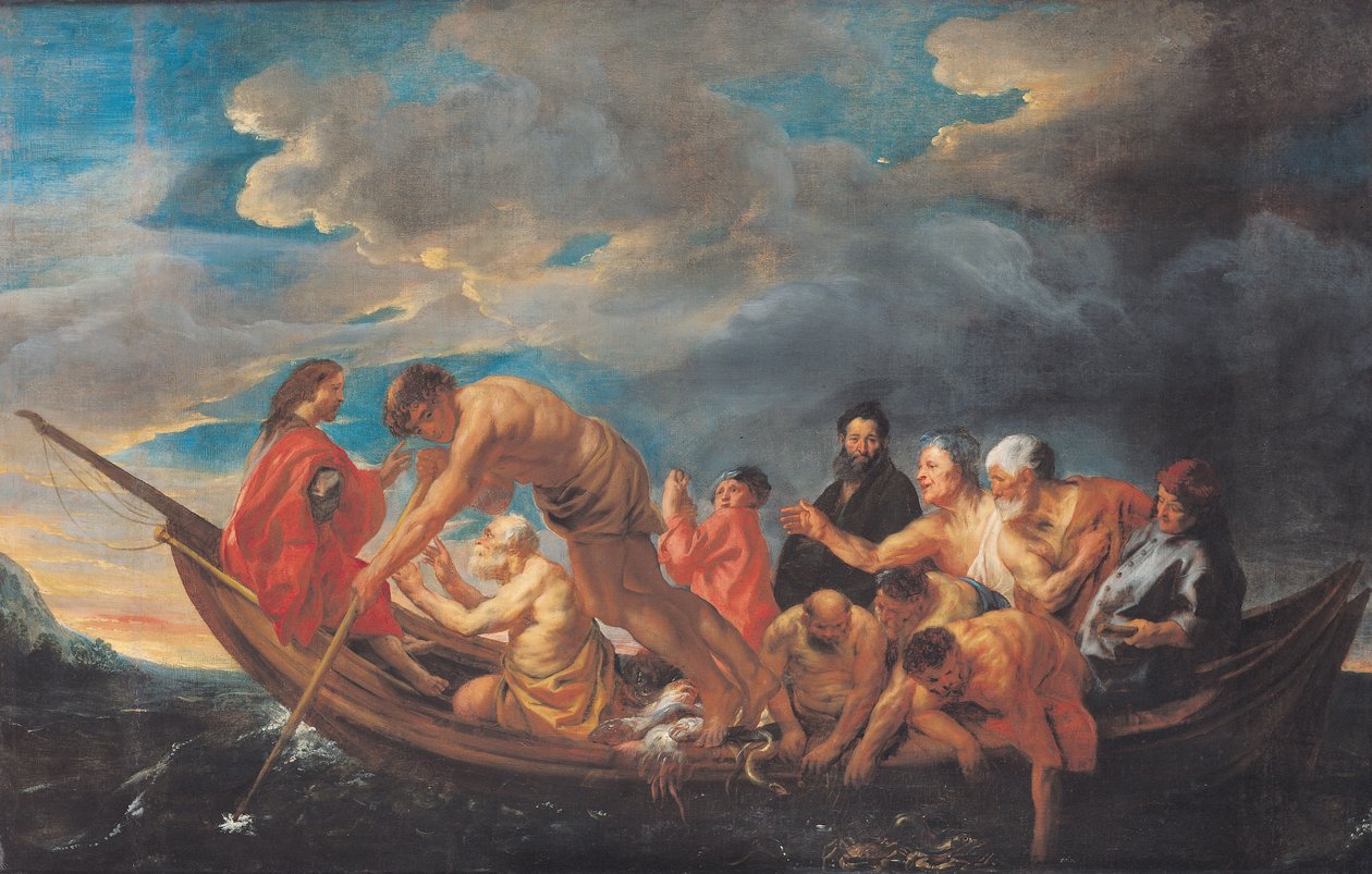 鱼类神奇的草案，c.1640 作者 雅各布·乔丹斯
