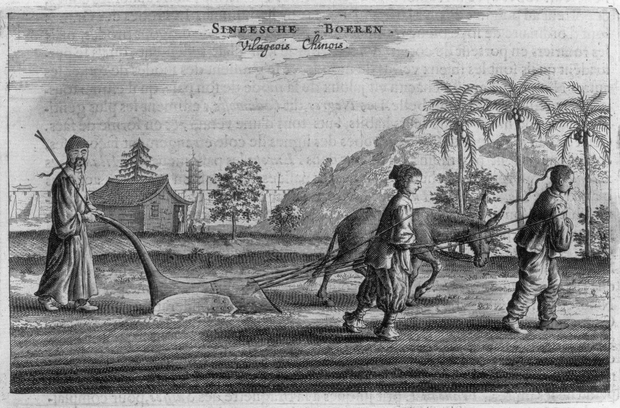 中国农民，1665年荷兰驻华大使馆的一般情况 作者 雅各布·范·梅尔斯