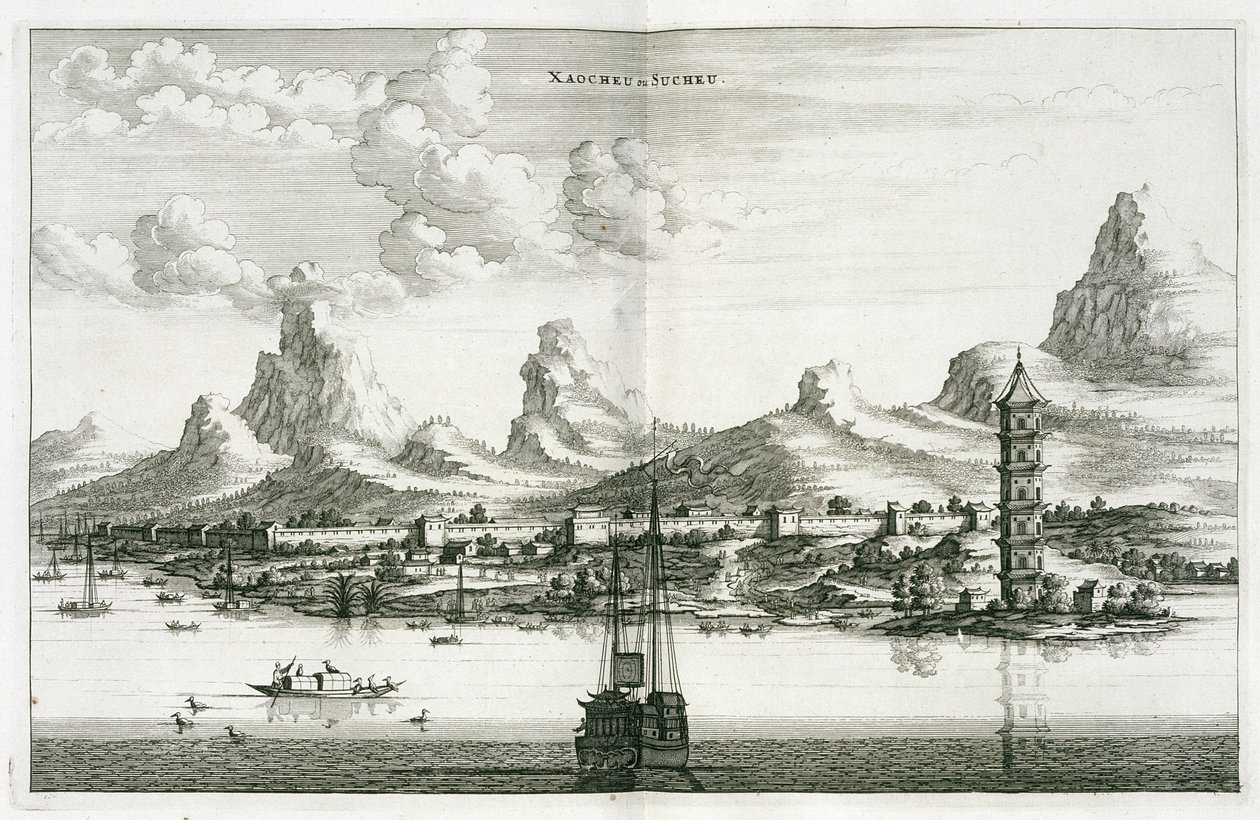 Xauocheu或Sucheu，来自荷兰驻中国大使馆，1665年 作者 雅各布·范·梅尔斯