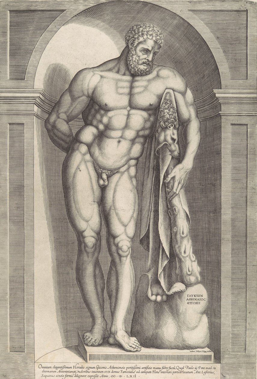Speculum Romanae Magnificentiae：Farnese Hercules, 1562., 1562. 作者 雅各布·博斯