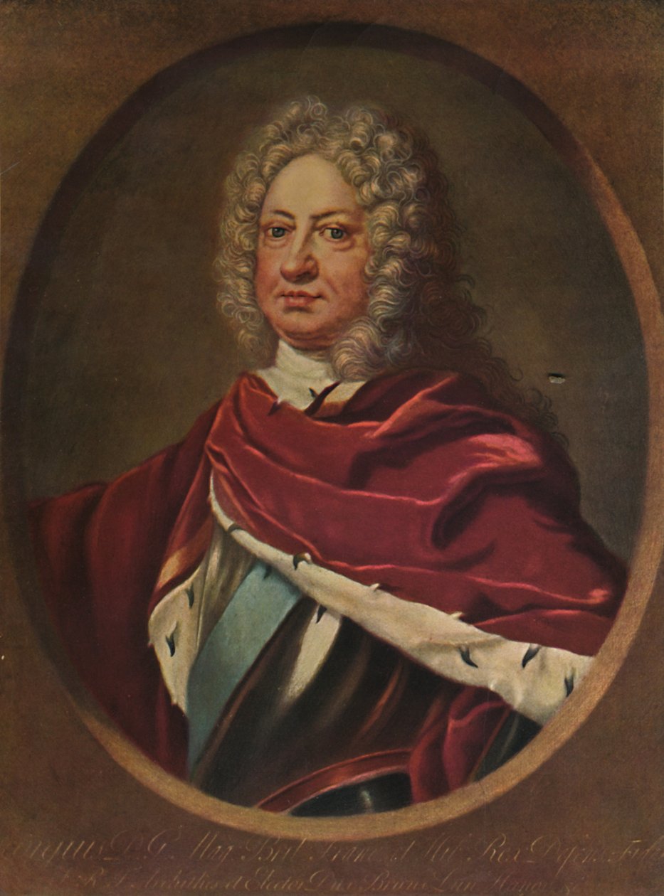 英国国王乔治二世》，1721-1724年，1913年 作者 雅各布·克里斯托夫·勒布朗