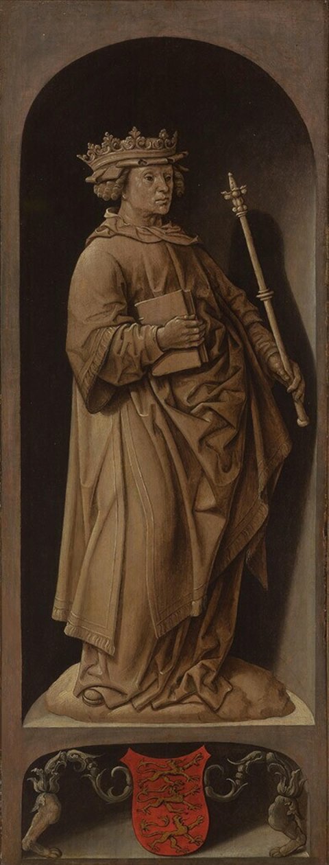 荷兰语: Saint Adelbert of Egmond Saint Adalbert 作者 雅各布·科内利兹·范·奥斯特萨宁