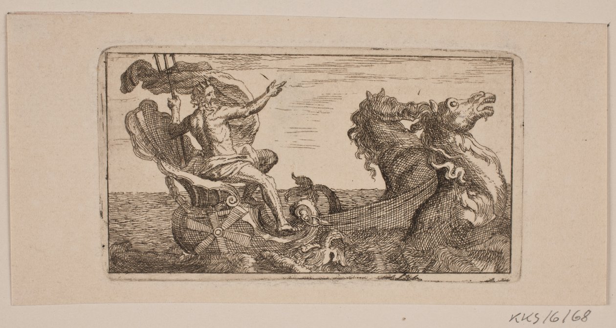 海王星Jacob Fosie 的插图，"Lære-Klude [...] eller Prøver paa Kaaber, Slibe, Grunde, Naale, Etz-Vand, Sverte, Viske, Lade og Trykke fra Aar 1741 til Aar 1743"。 作者 雅各布·福西