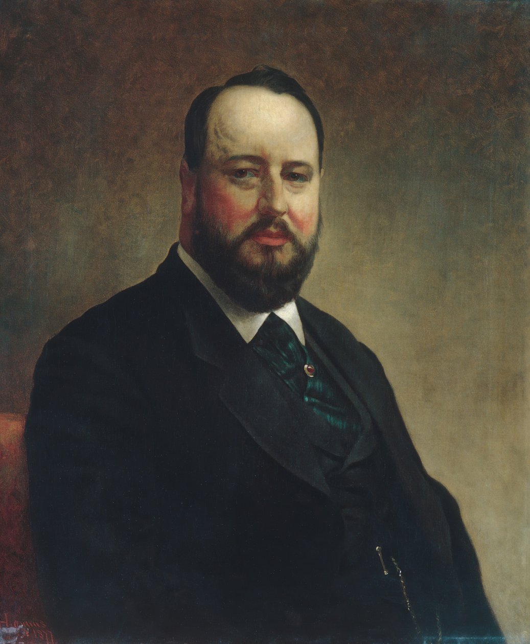 Joseph W. Drexel, 1877年。 作者 雅各布·哈特·拉撒路