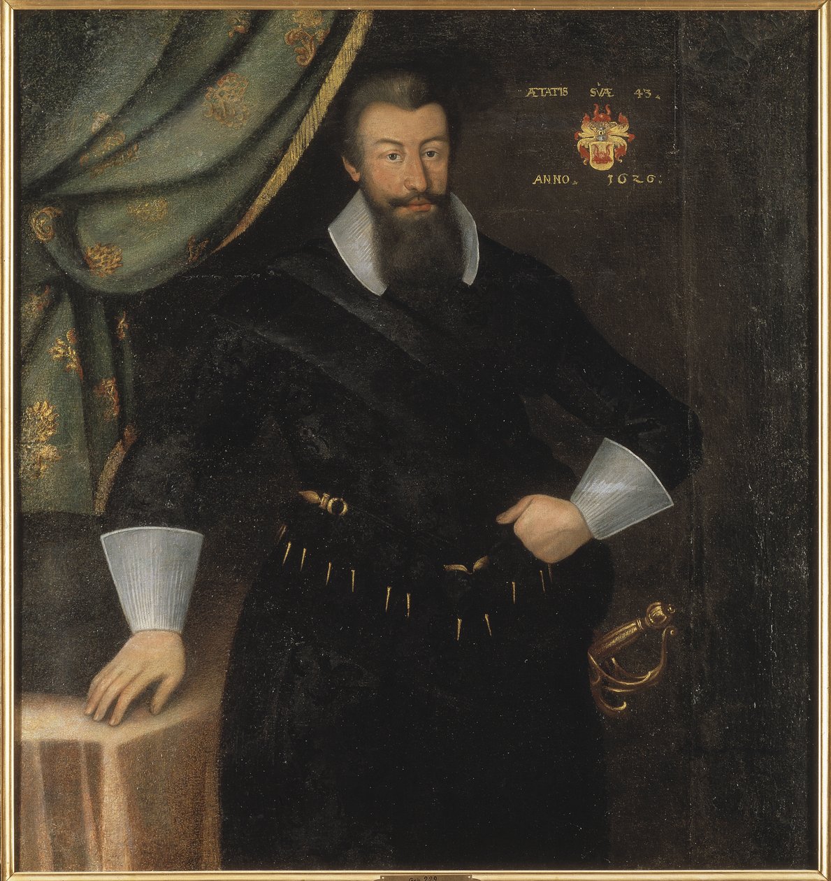 Le comte Axel Oxenstierna (Oxenstjerna), grand chancelier de Suede - Portrait of Count Axel Oxenstierna (1583-1654), by Elbfas, Jacob Heinrich (c. 1600-1664). Oil on canvas 作者 雅各布·海因里希·埃尔布法斯