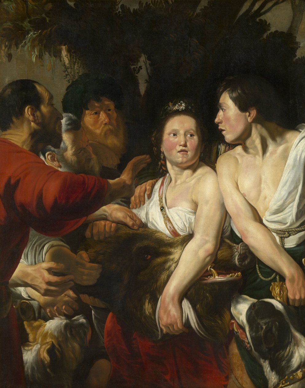 Meleager和Atalanta，1617-1618年。 作者 雅各布·乔丹斯