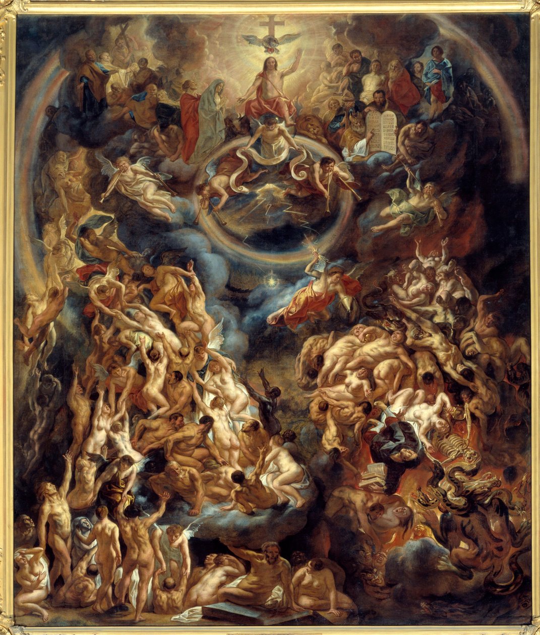 最后的审判 雅各布-约尔丹斯(1593-1678)的画作 1653年，太阳。3,91x3米 作者 雅各布·乔丹斯