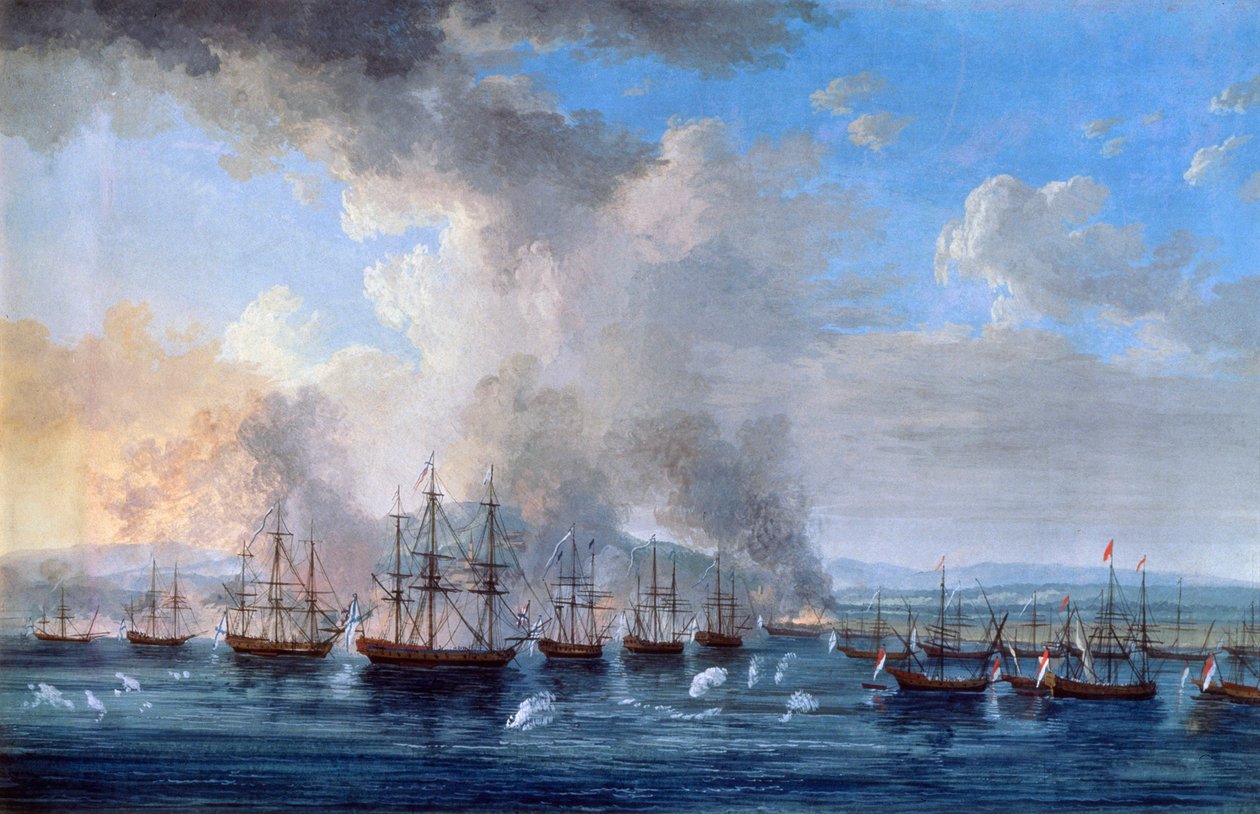 1770年达米埃塔城堡的俄土之战》，1770-1772。   作者 雅各布·菲利普·哈克特