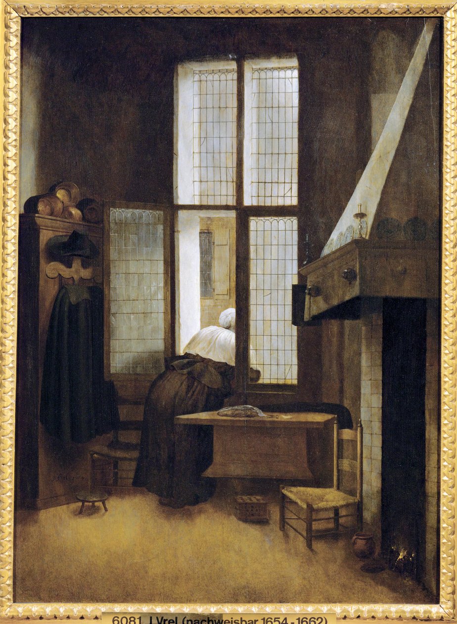 窗边的女人 作者 雅各布·弗雷尔