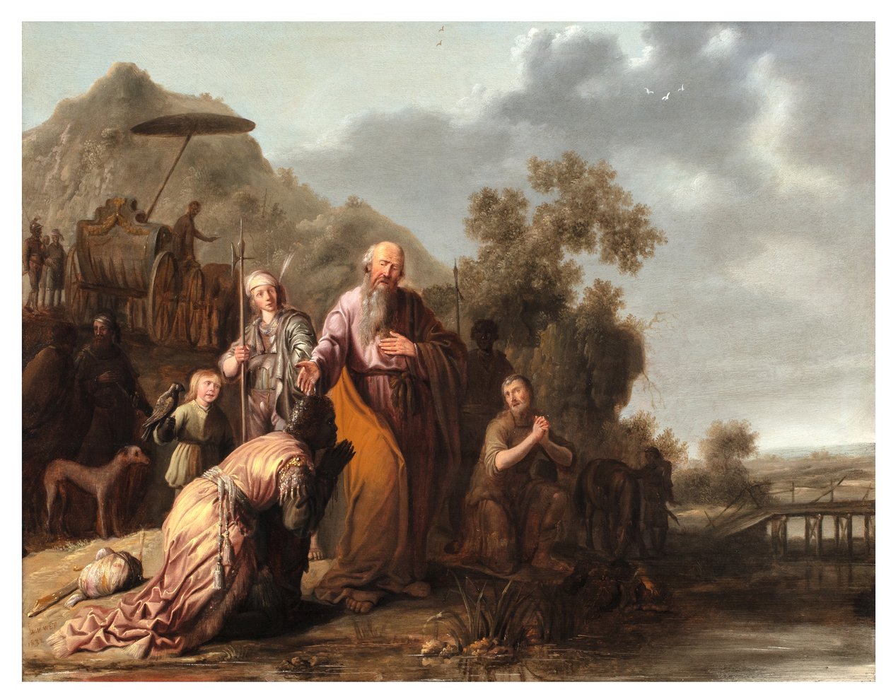 The Baptism of the Eunuch, c.1632 (oil on panel)   1423291   zh       chinese Successfully Translated  Original: Untitled (woodcut) Translat: Untitled (woodcut) 1402592 zh chinese Successfully Translated Original: Moses breaking the tables of the Law, c.19 作者 Jacob Willemsz de (c.1630 after 1675) 湿
