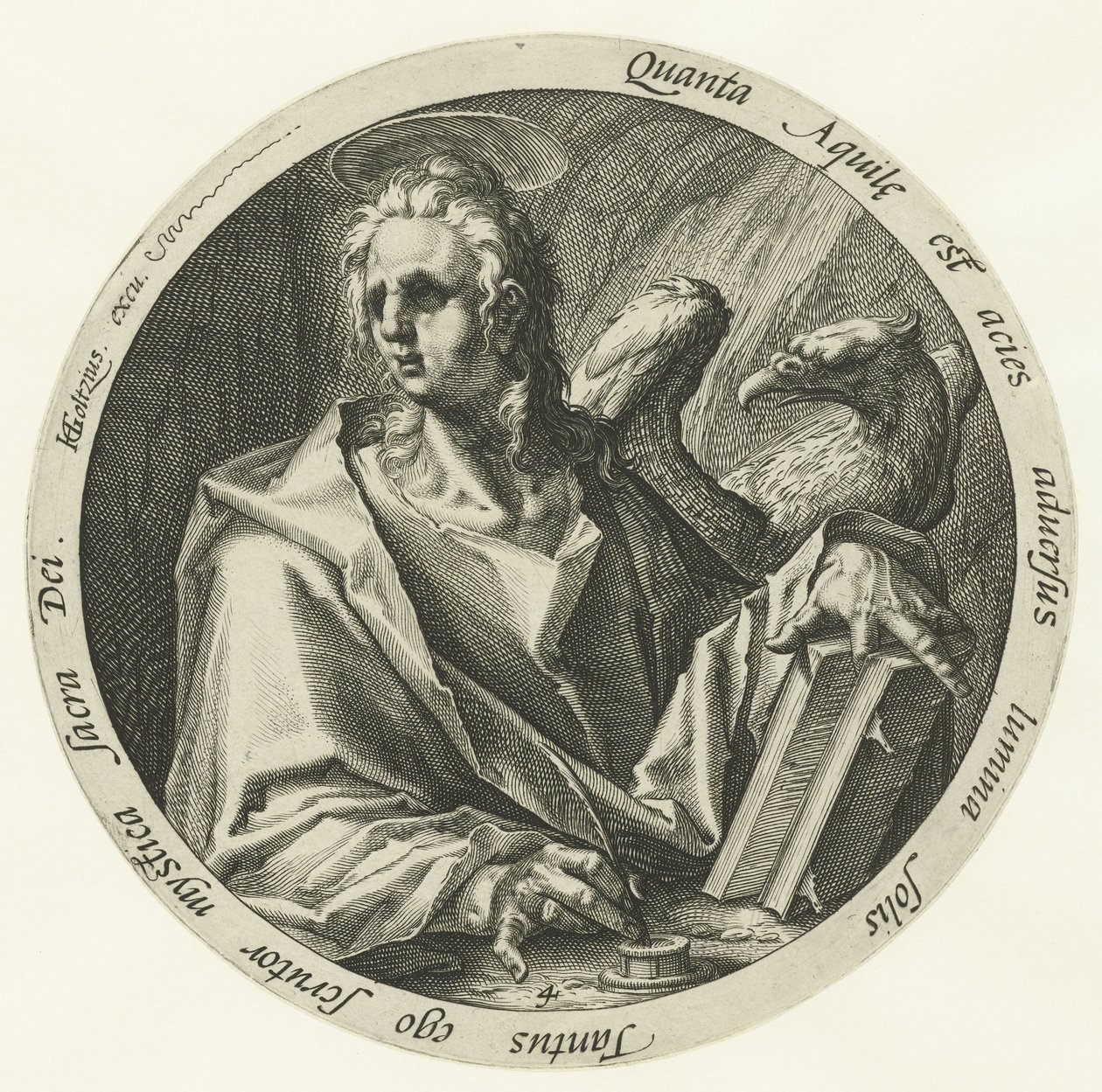传道人约翰
四福音书（系列名称） 作者 Jacob de Gheyn (II)（归属于）