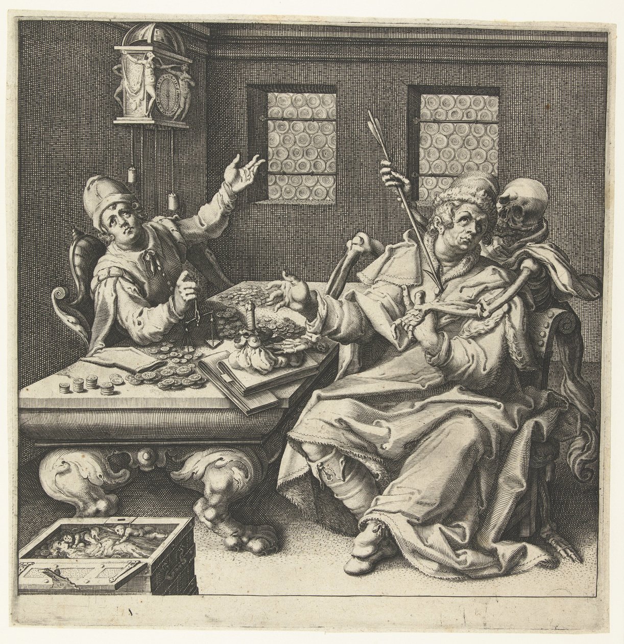 钱庄与死亡 作者 Jacob de Gheyn (II) (车间)
