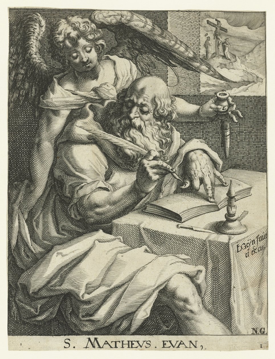传道人马太
四福音书（系列名称） 作者 Jacob de Gheyn (II) (车间)