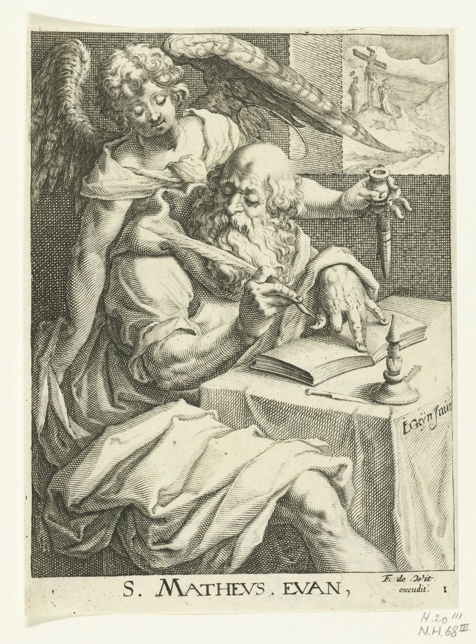 传道人马太
四福音书（系列名称） 作者 Jacob de Gheyn (II) (车间)
