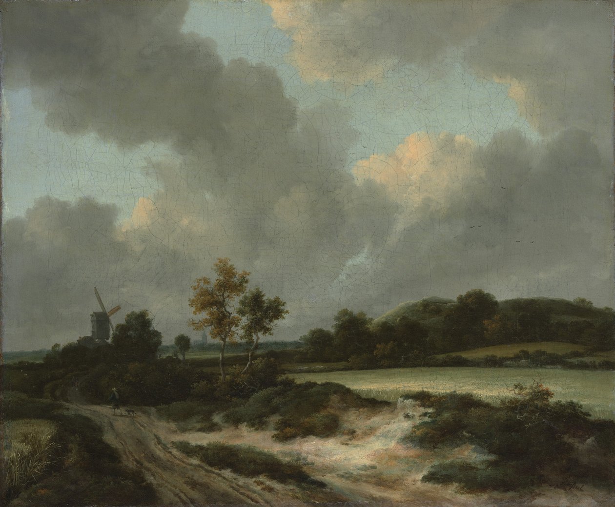 Grainfields，1660年代中期或后期。 作者 雅各布范瑞斯达尔