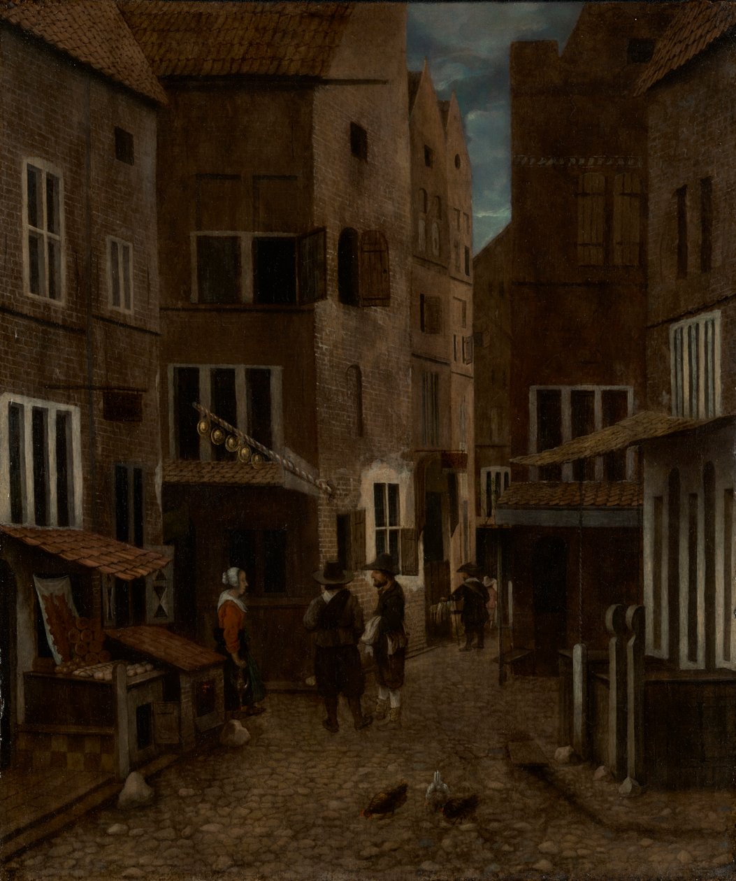 街景 作者 Jacobus Vrel或Frel
