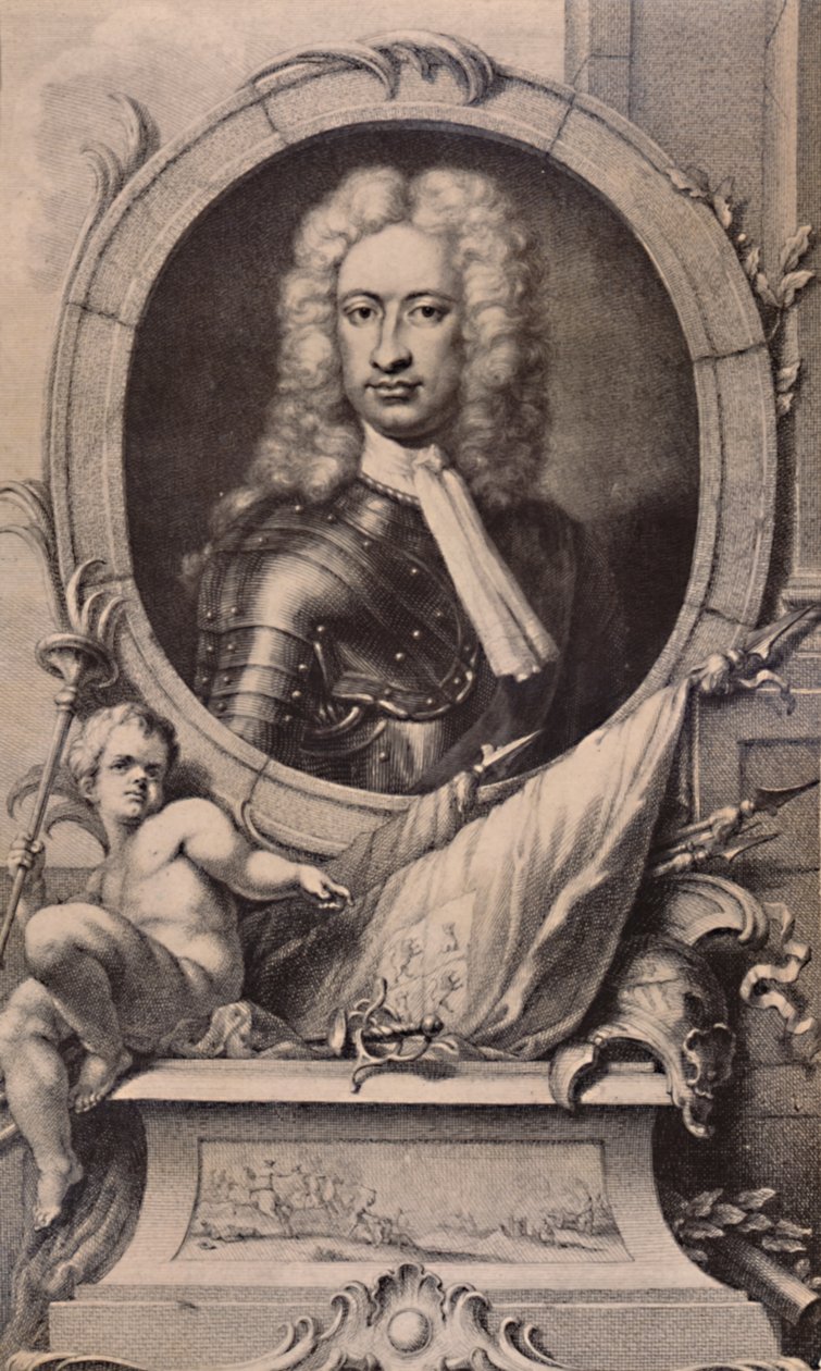 查尔斯·莫尔达特（Charles Mordaunt），彼得伯勒伯爵和蒙茅斯伯爵，英国士兵，c1740 1894年 作者 雅各布斯·霍布拉肯