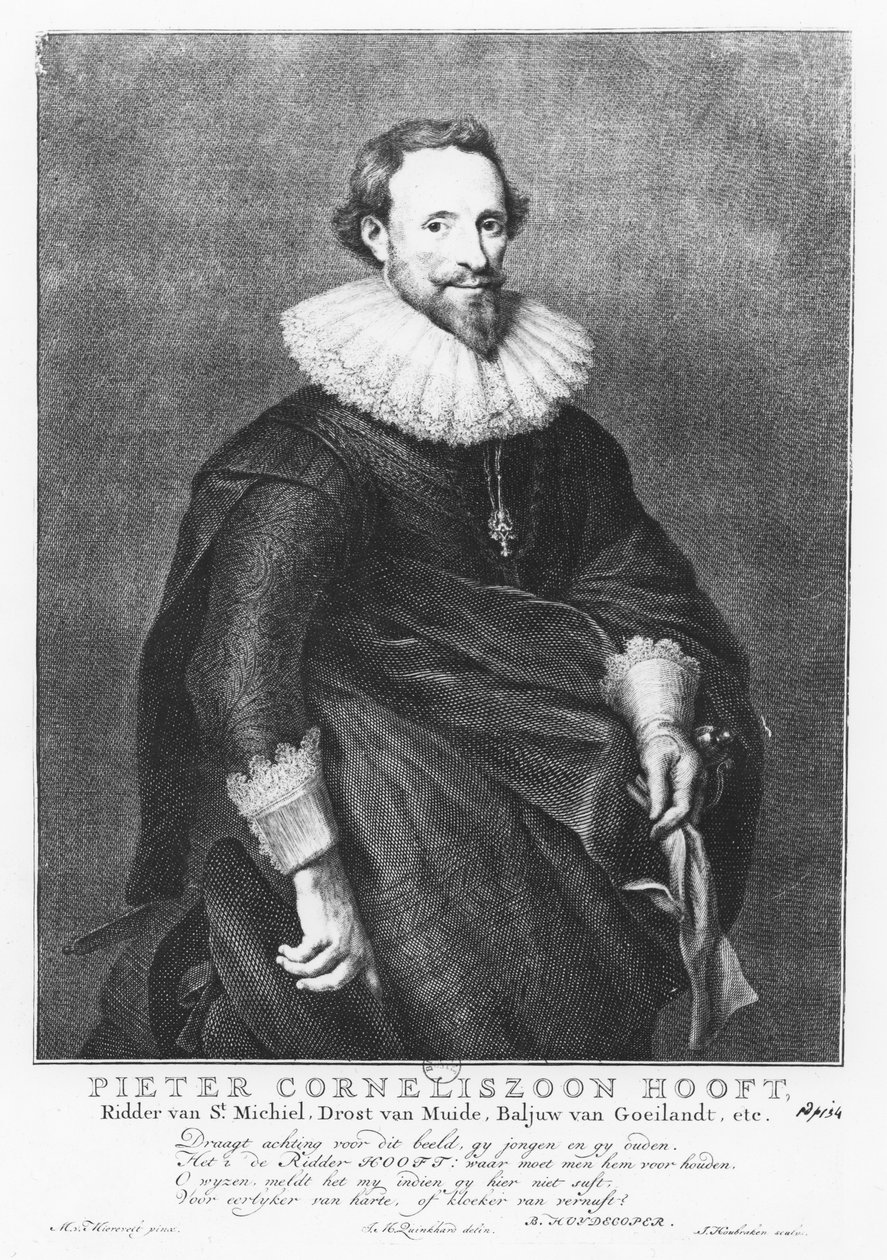 Pieter Corneliszoon Hooft 作者 雅各布斯·霍布拉肯
