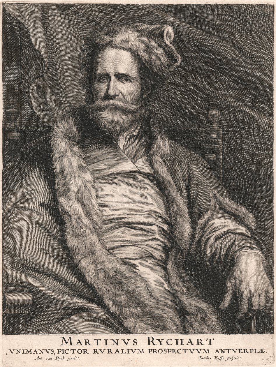 Martinus Rychart，Unimanus，Pictor Ruralium Prospectuum Antuerpiæ 作者 雅各布斯·尼夫斯