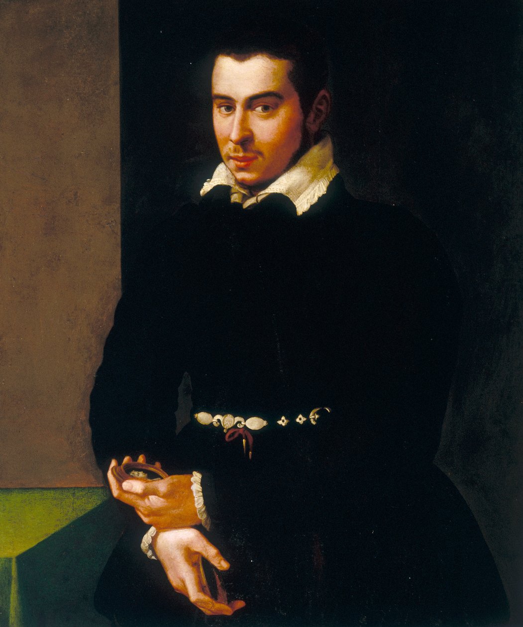 绅士的肖像 作者 Jacopino del Conte