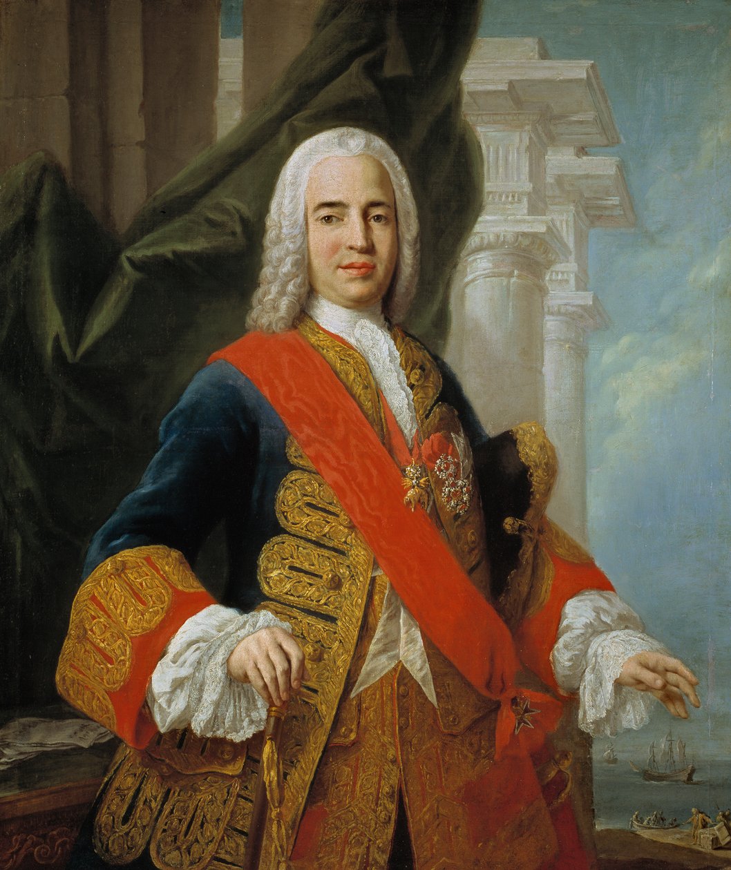 ZenóndeSomodevilla的肖像，1 Marques de l&39;Ensenada（1702-1781） 作者 雅各布·阿米戈尼