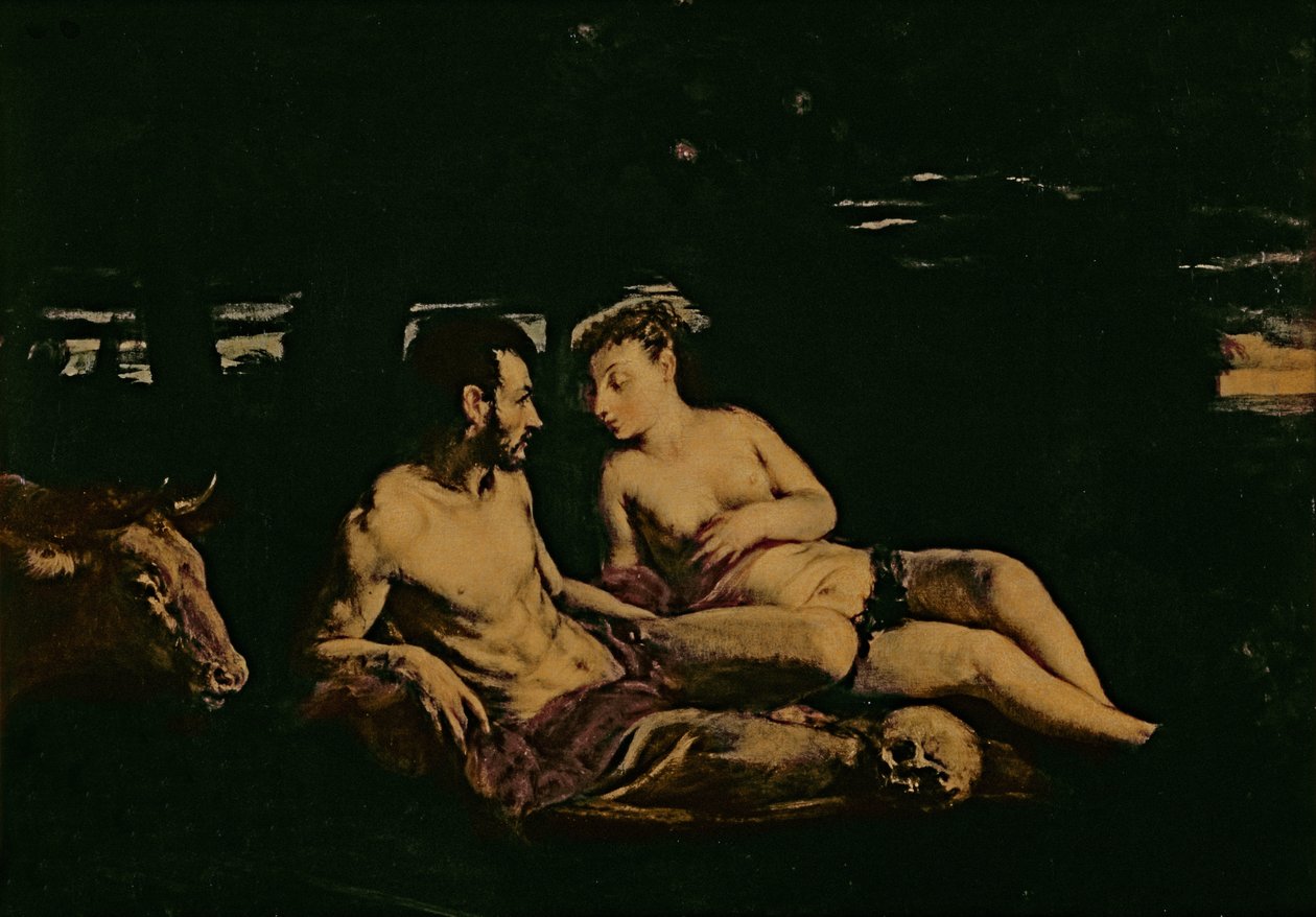亚当和夏娃 作者 哈科波·巴萨诺（Jacopo Bassano）