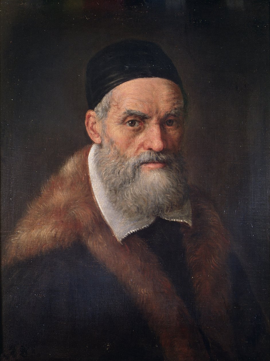 自画像，c.1562-92 作者 哈科波·巴萨诺（Jacopo Bassano）