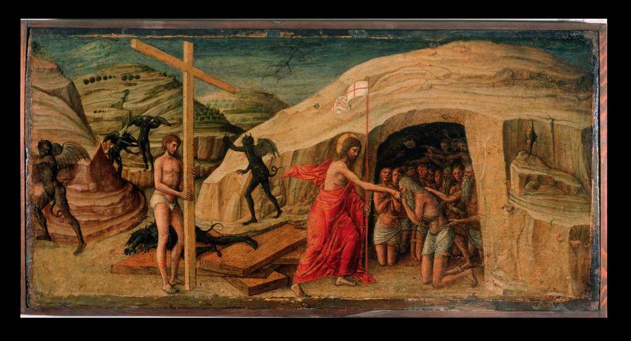 基督降临到凌波 作者 雅各布·贝里尼（Jacopo Bellini）